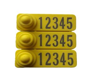 شماره گوش گوسفندی مدل سربسته مستطیلی دو تکه لیزری