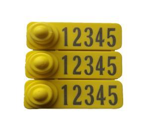 شماره گوش شتر مدل سربسته مستطیلی دو تکه لیزری