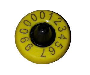 شماره گوش RFID سکه ای دو تکه